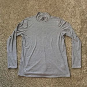 Banana Republic Black White Turtleneck Size Large